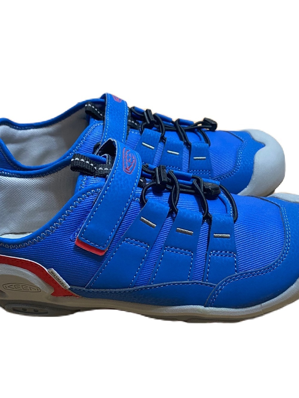 KEEN Blue and Red Women's Sandals - Sporty Slip-On NEW Sz 6 EU 38